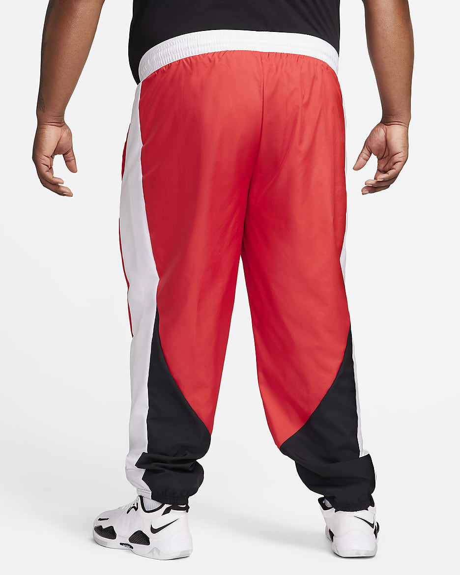 Red nike track pants sale